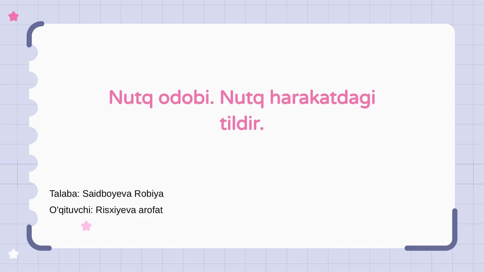 Nutq odobi