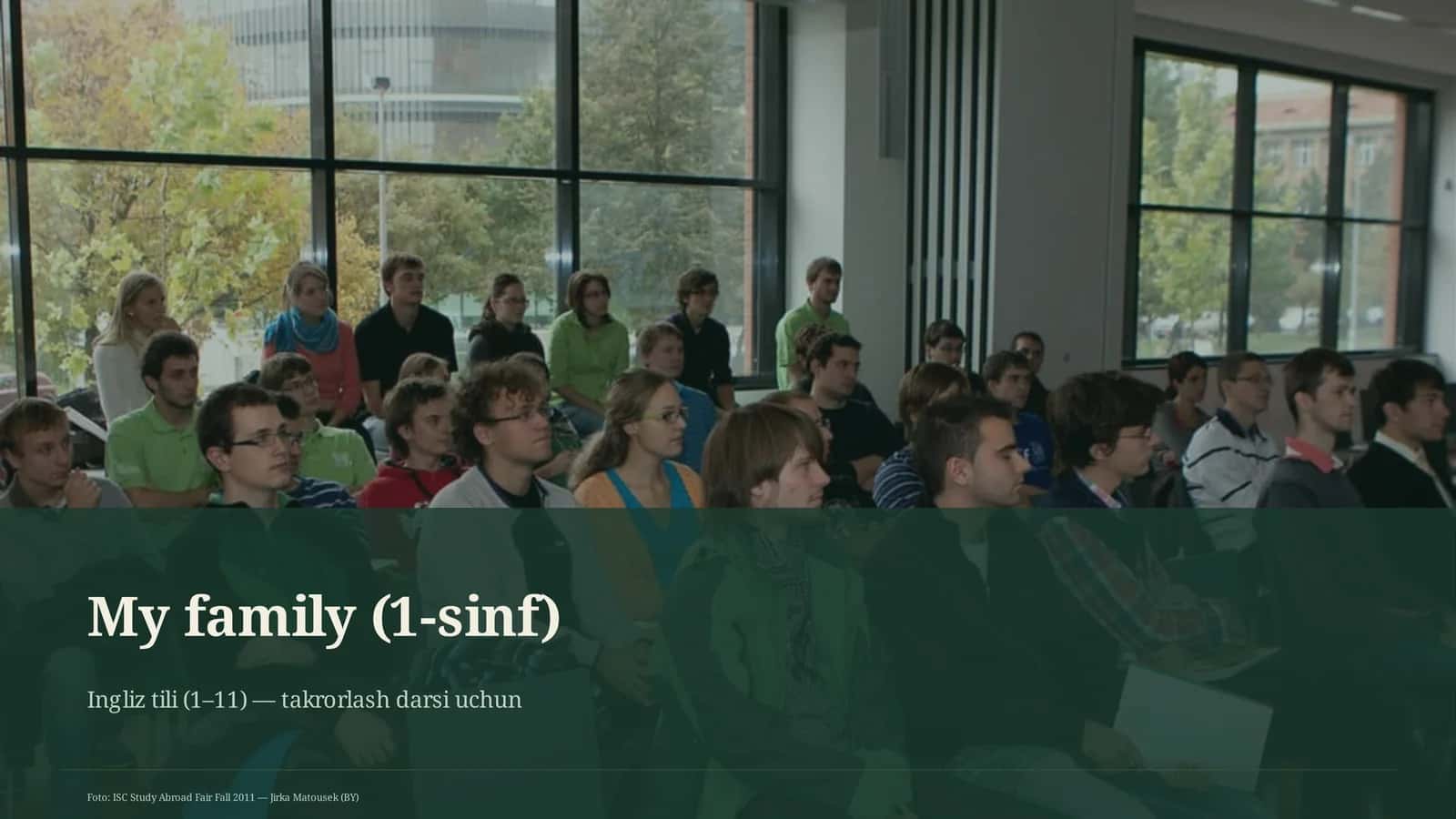 My family (1-sinf)