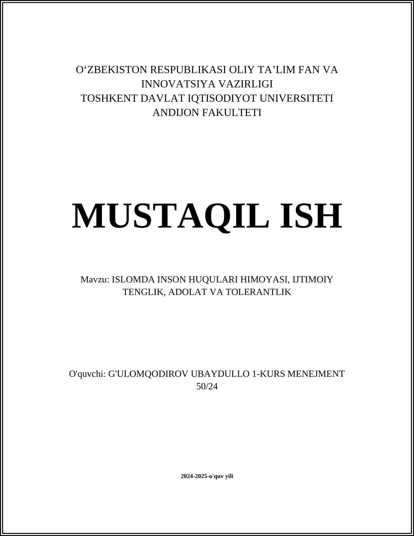Inson Huquqlari Himoyasi Tizimi