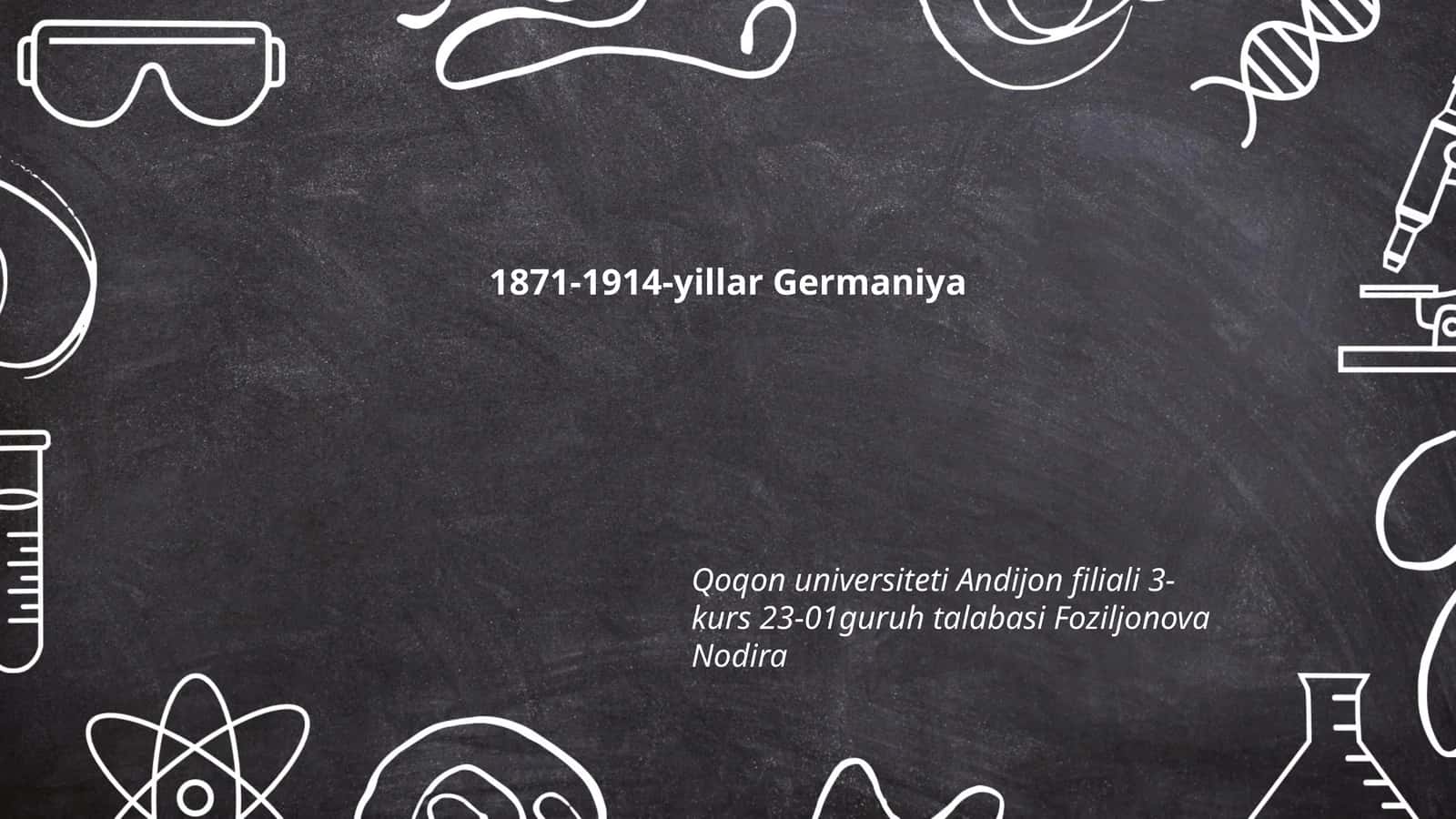 1871-1914-yillar Germaniya