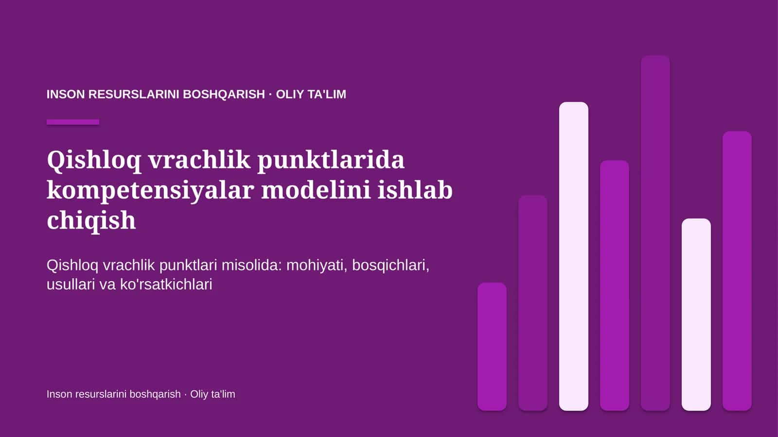 qishloq vrachlik punktlarida kompetensiyalar modelini ishlab chiqish 7240