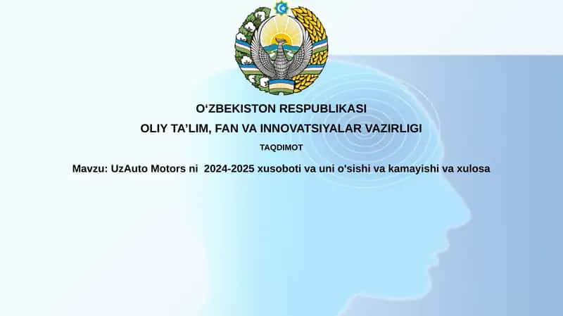 UzAuto Motors 2024-2025