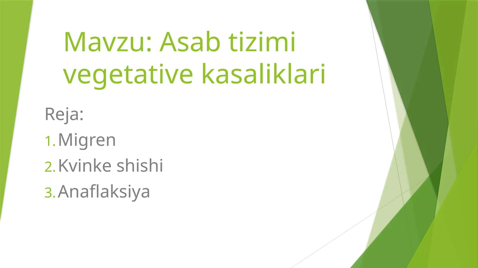 Asabtizimiv vegetativ kasaliklari