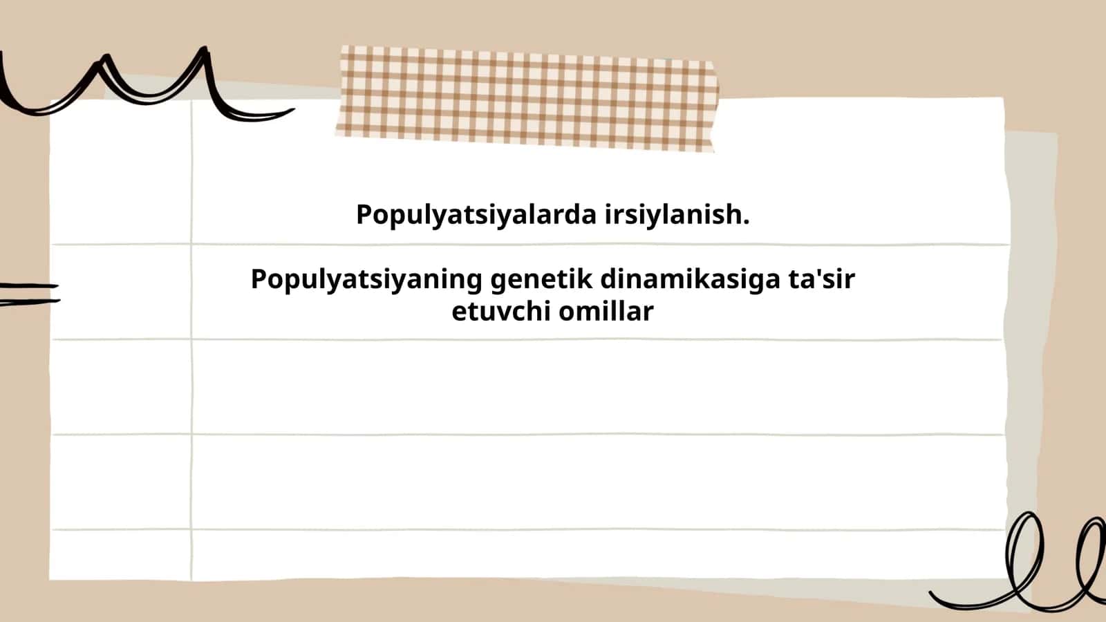 Populyatsiyalarda irsiylanish
