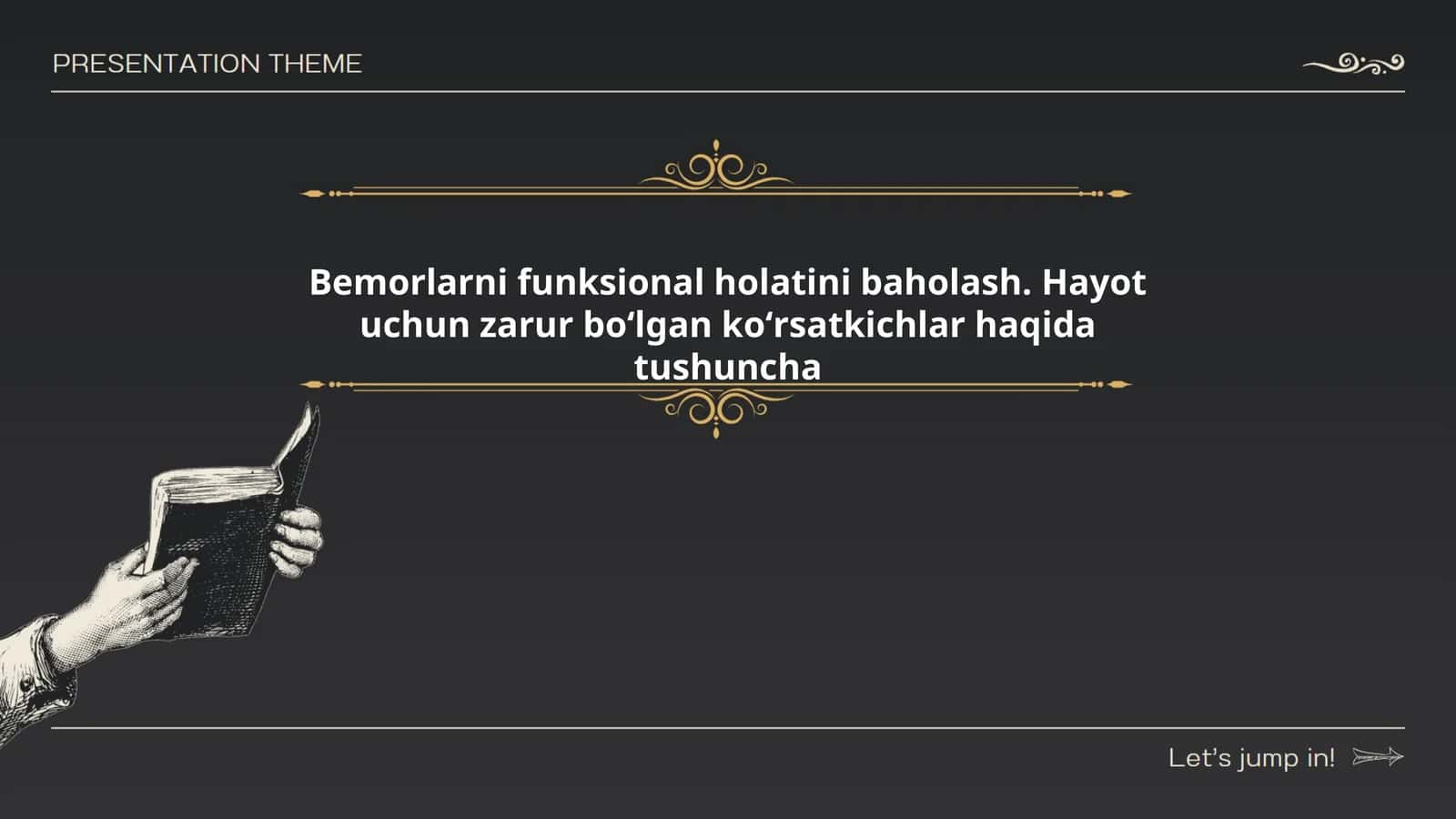 Bemorlarni funksional holatini baholash