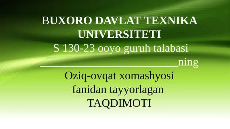 Trans yog'larning iste'mol me'yorlari