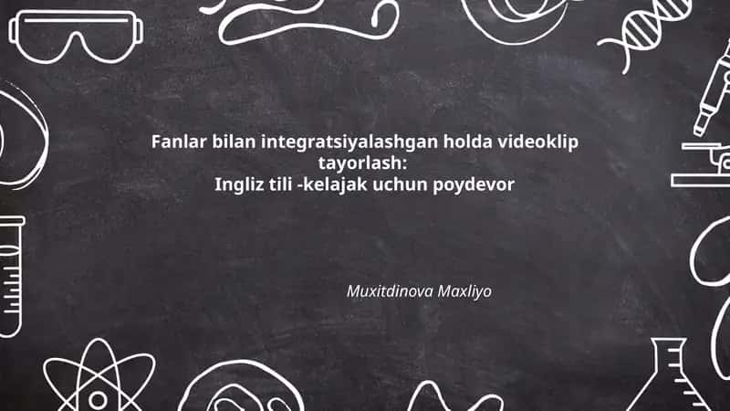 Ingliz tili -kelajak uchun poydevor