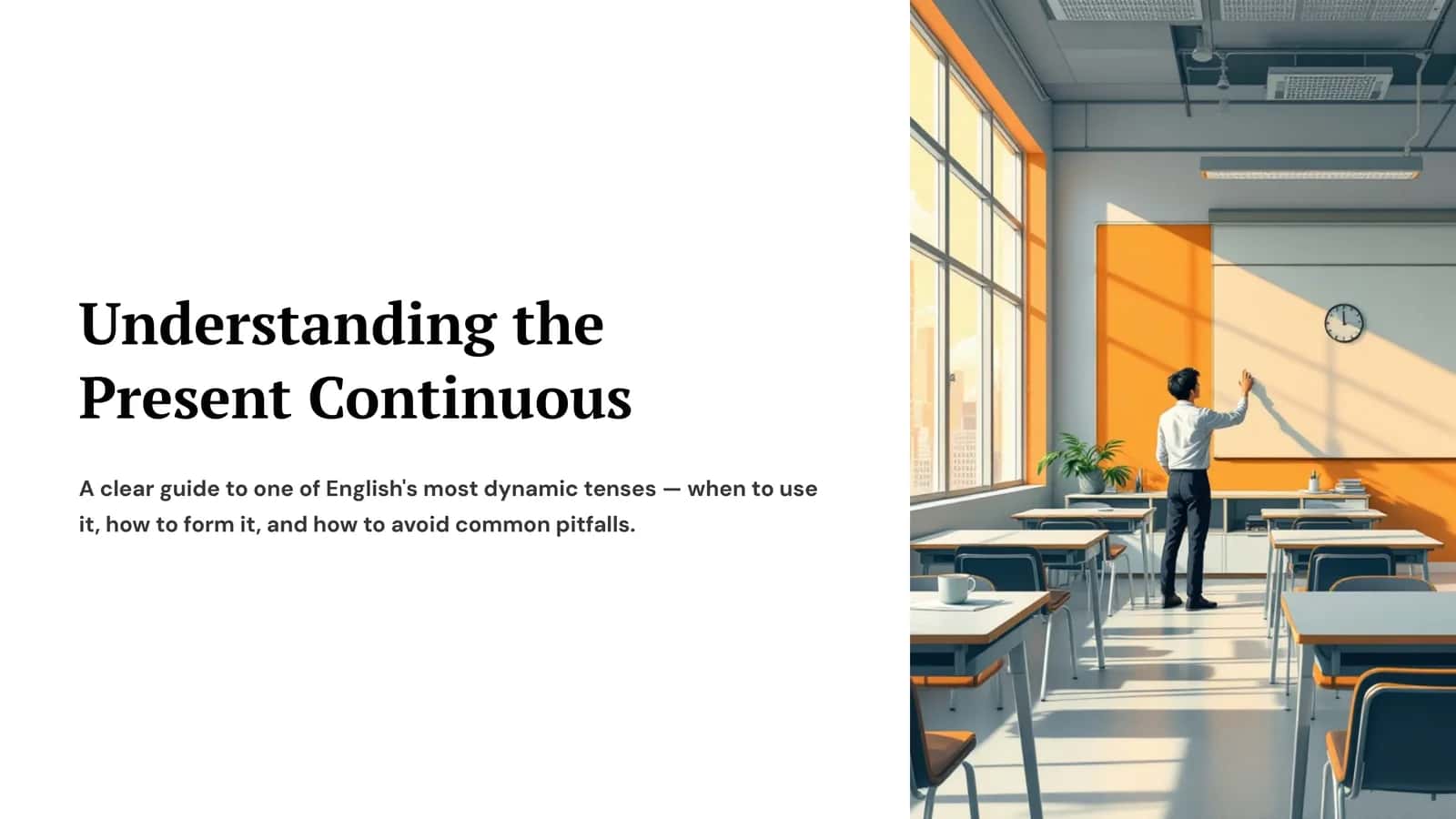 The Present Continuous