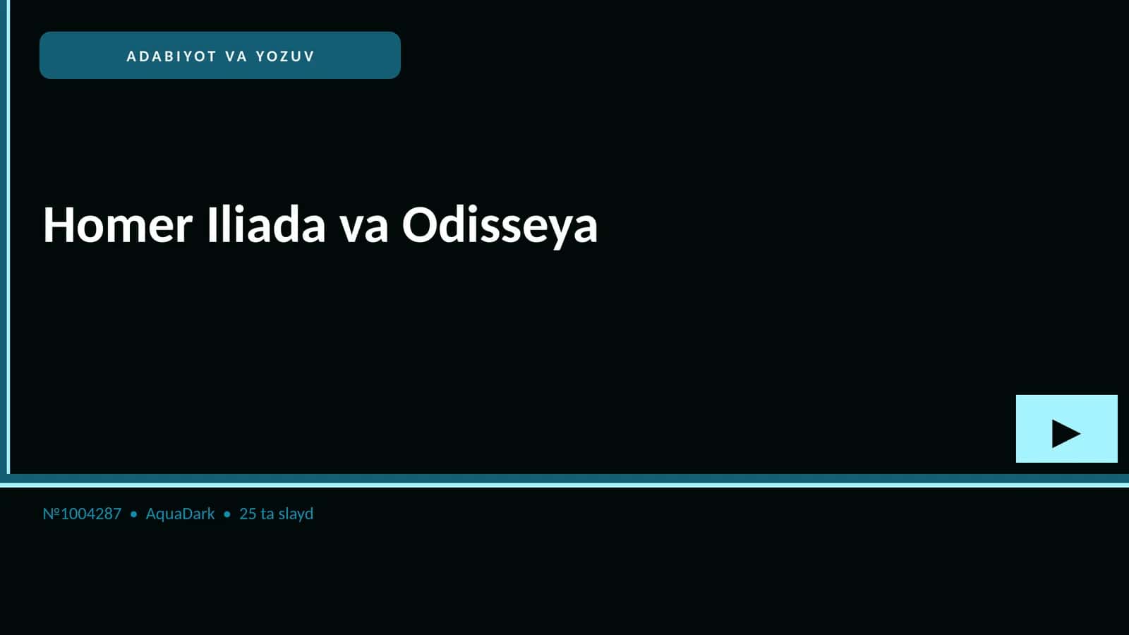 Homer Iliada va Odisseya