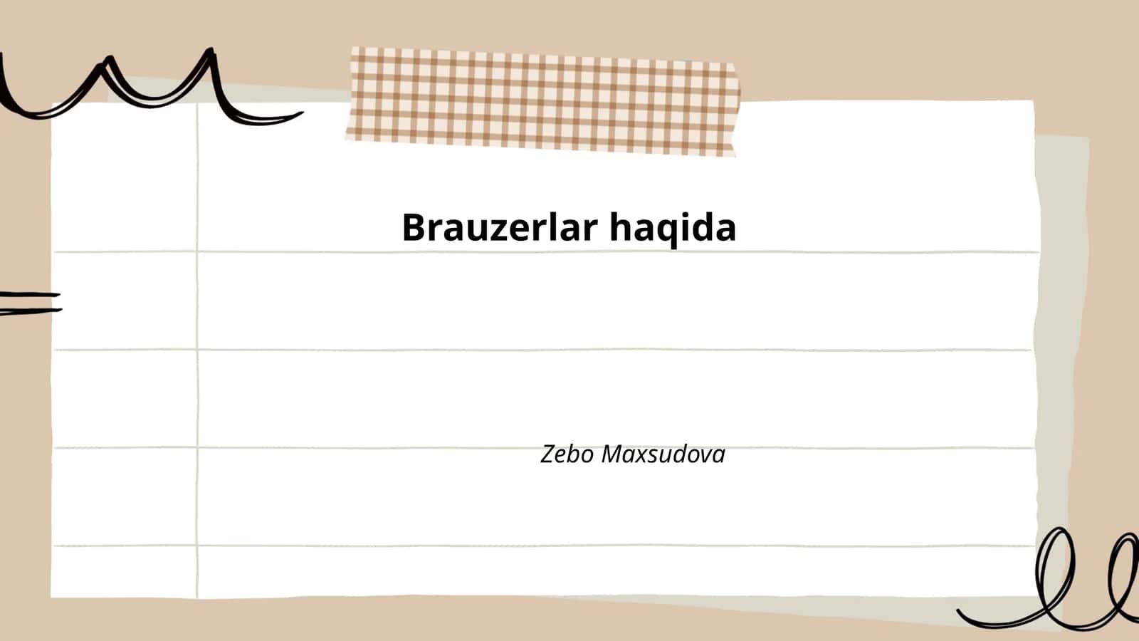 Brauzerlar haqida