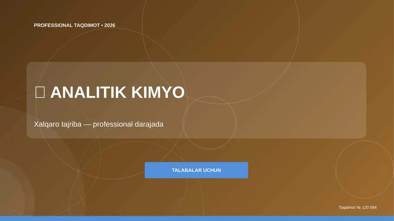 ANALITIK KIMYO