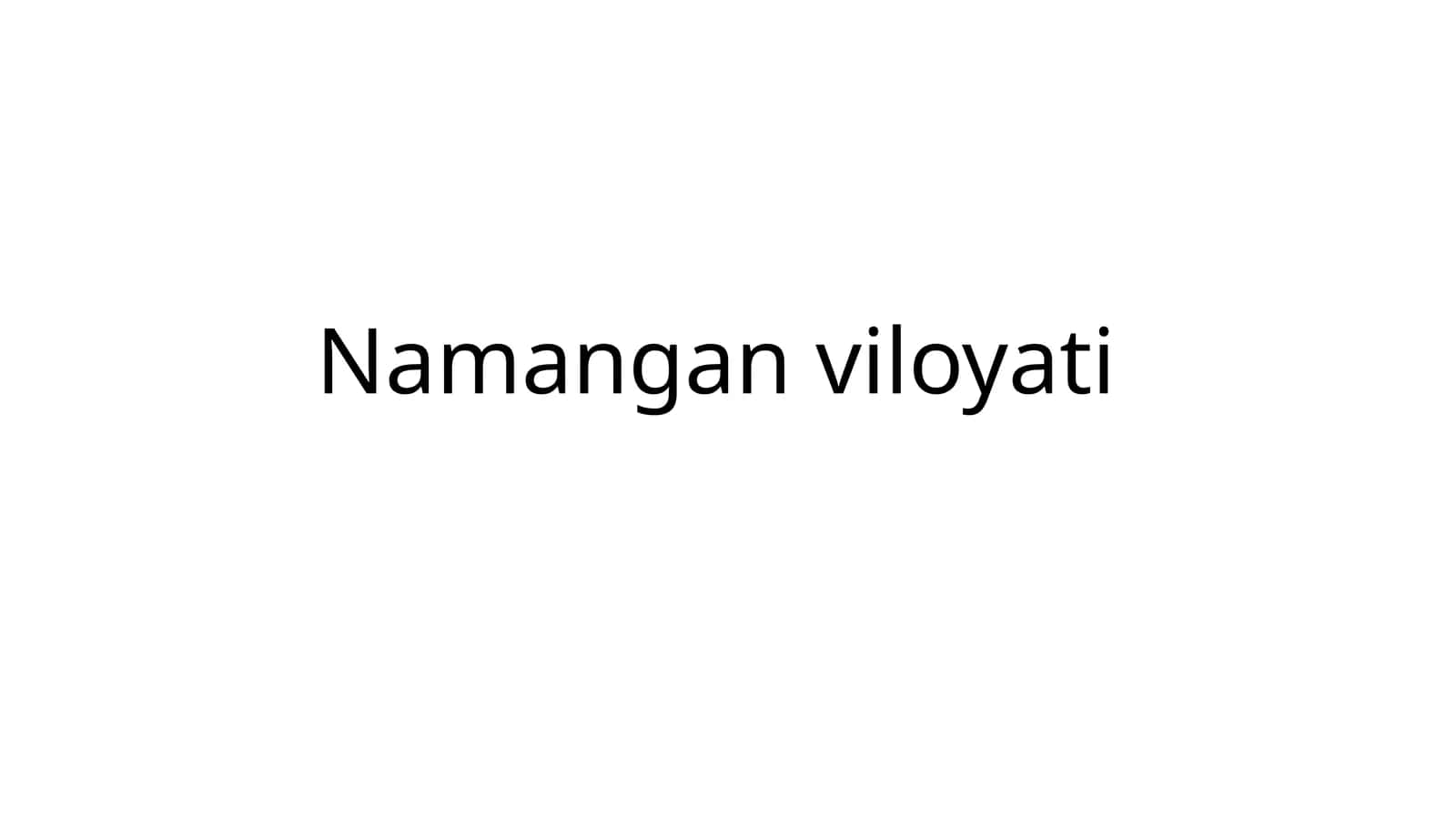 Namanganviloyati