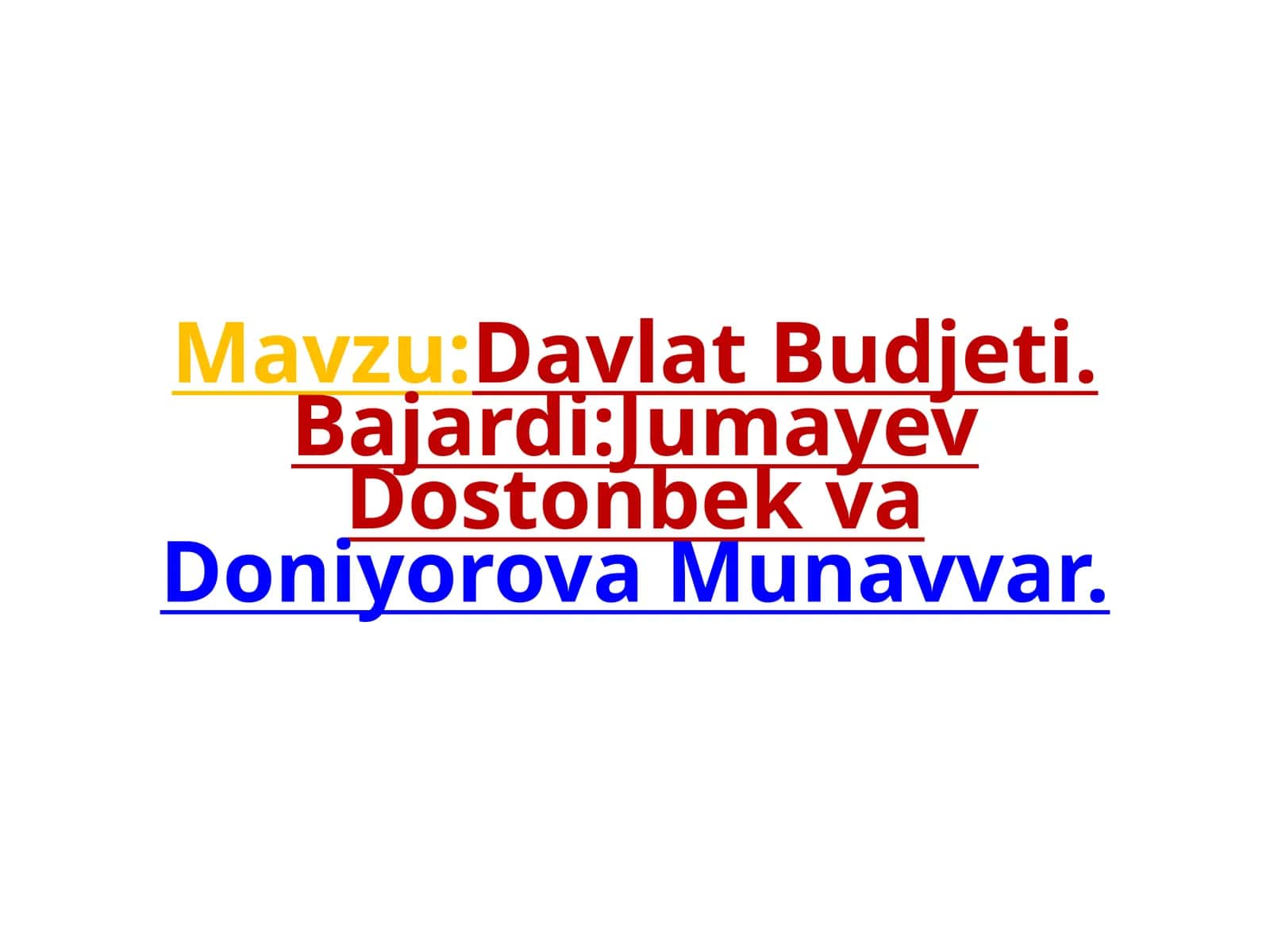 Davlat Budjeti