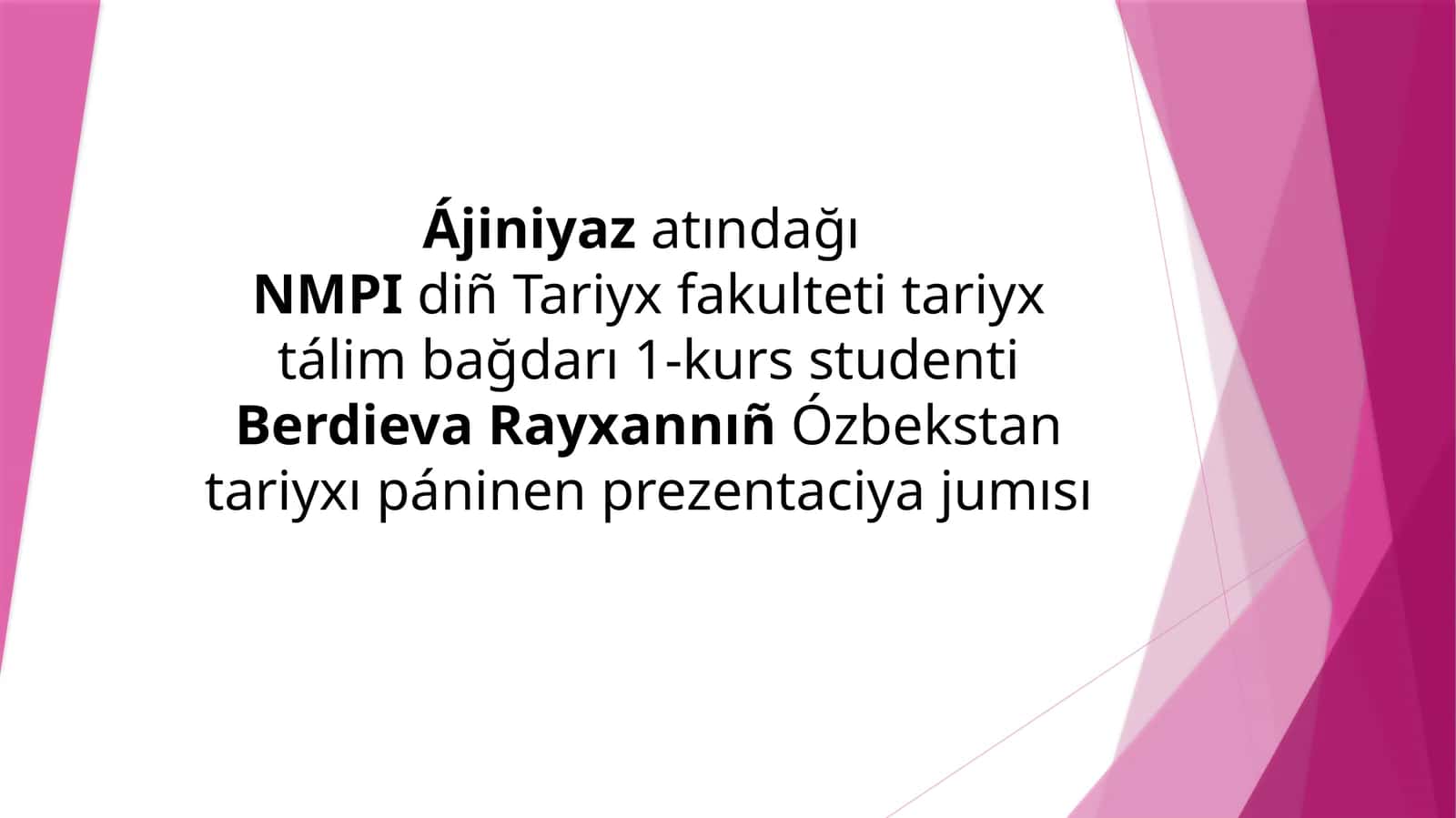 IV-VI ásirlerde Orta Aziya tariyxında belgilik óshpeli qáwimlerden quralǵan: Eftalitler, Kidariyler, Xioniyler mámleketleri tariyxı, Túrk qaǵanlıǵı rawajlanıwı