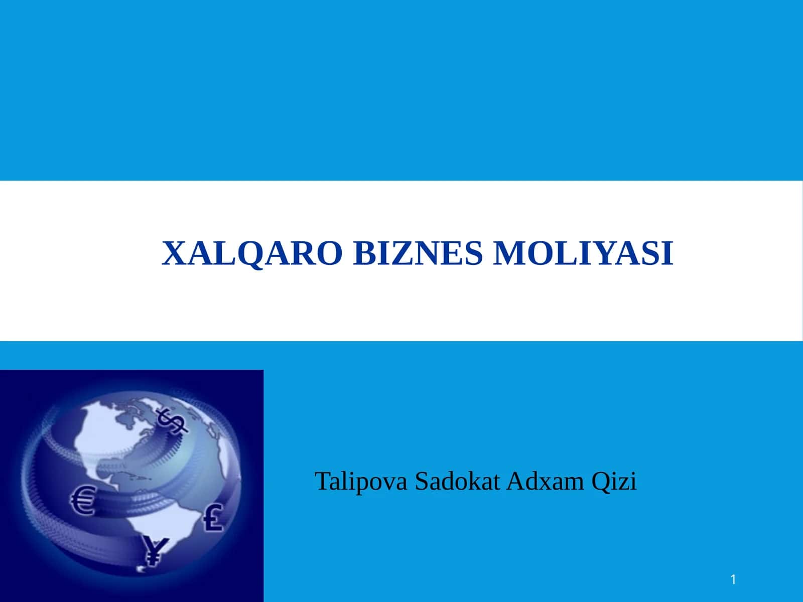 XAlqaro biznes Moliyasi