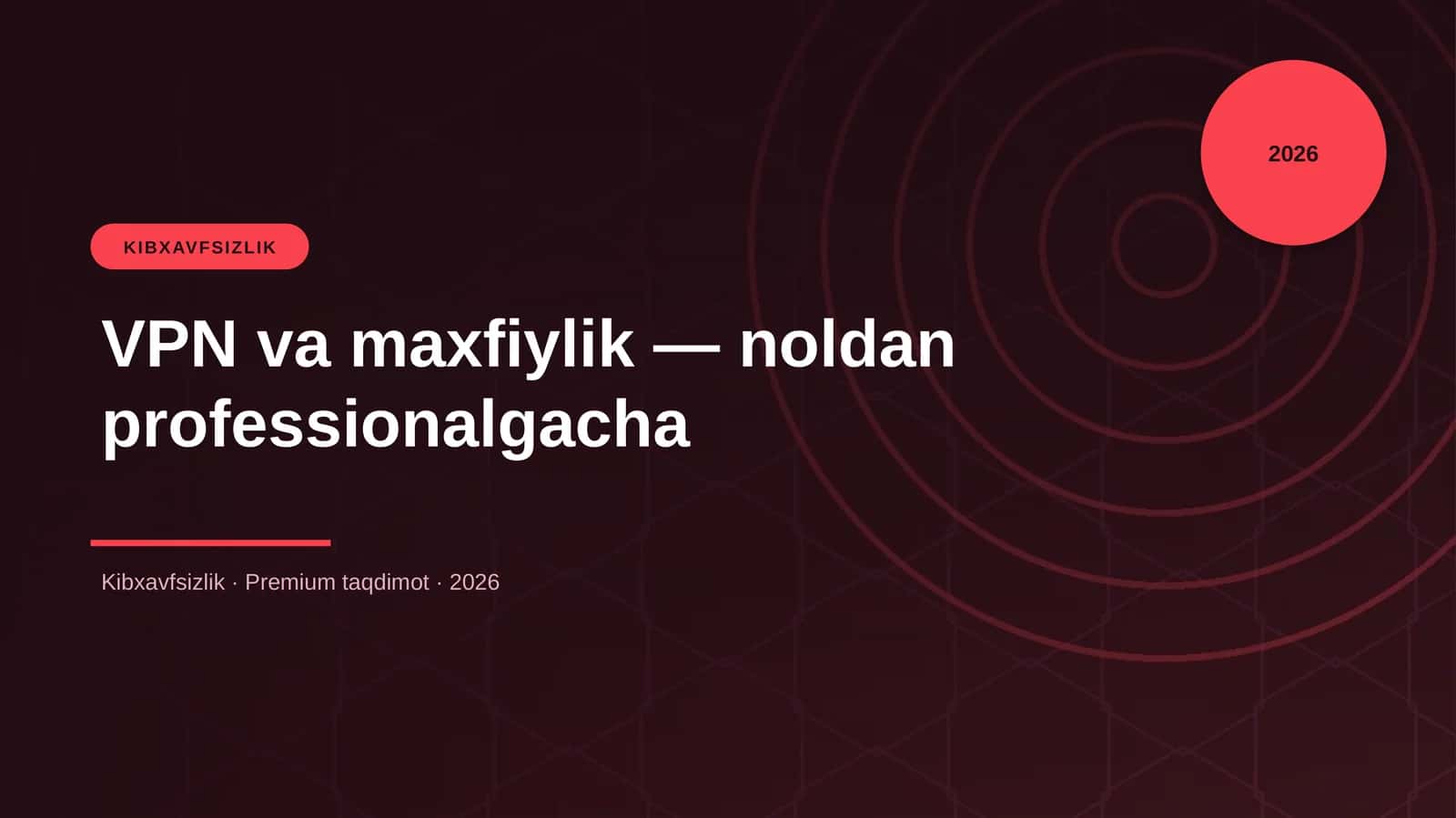 VPN va maxfiylik