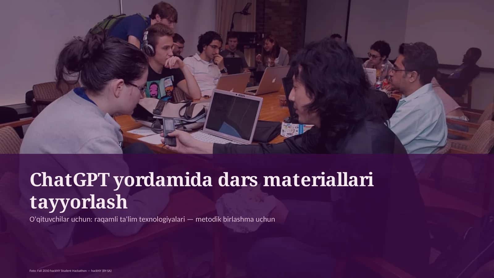 Dars materiallari tayyorlash
