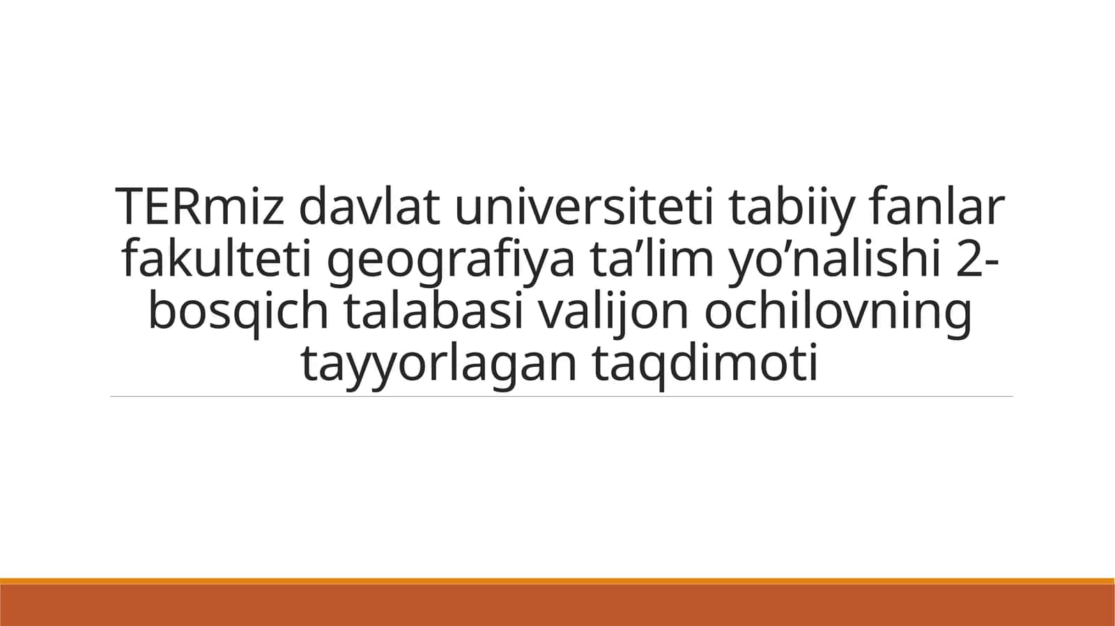 Geografik xaritalar dahodisalar ni kartografik tasvirlash usullari