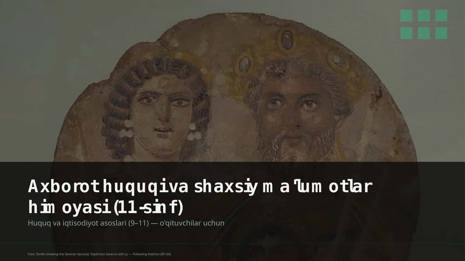 Axborot huquqi va shaxsiy ma'lumotlar himoyasi (11-sinf)