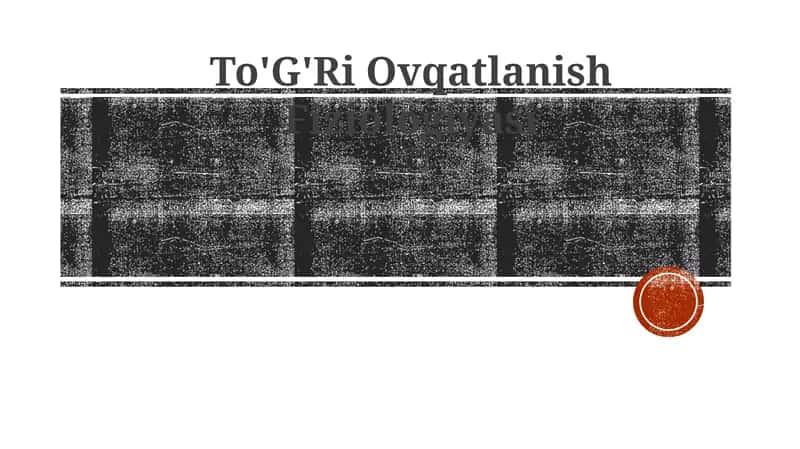 To'G'Ri Ovqatlanish Fiziologiyasi