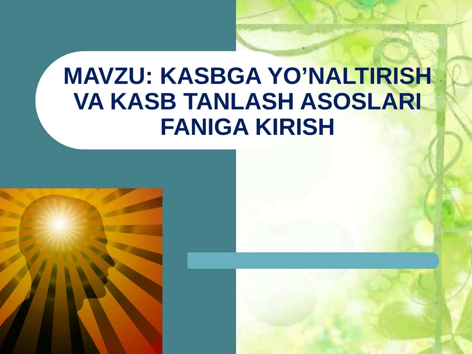 Kasbiy psixologiya rivojlanish tarixi