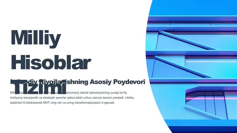Milliy hisoblar tizimi - Iqtisodiyot nazariyasi