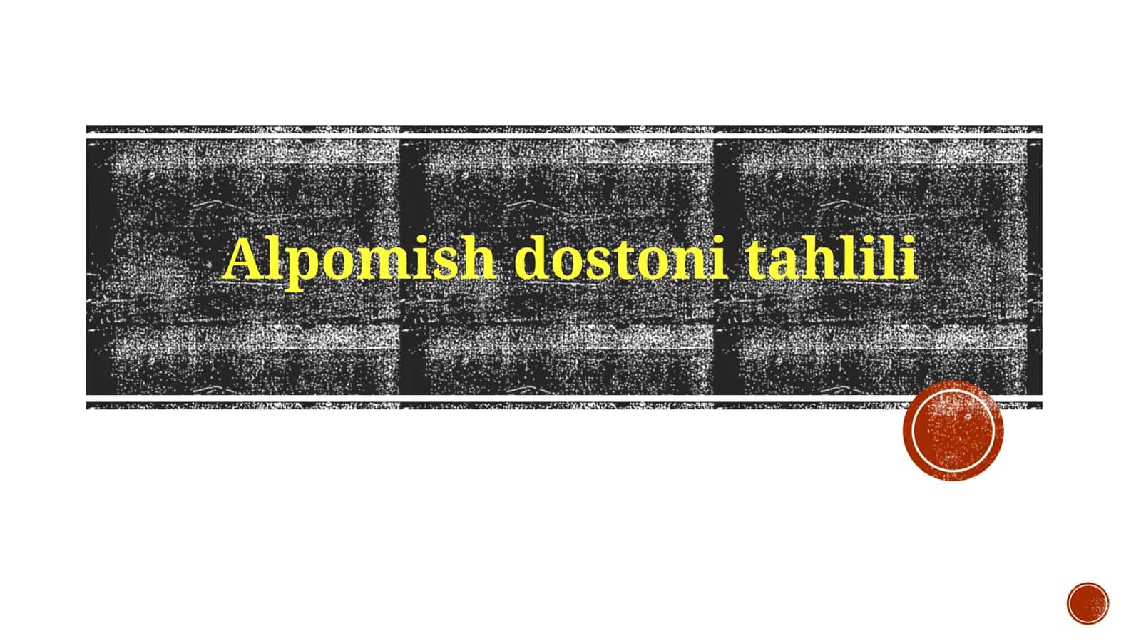Alpomishdostonitahlili