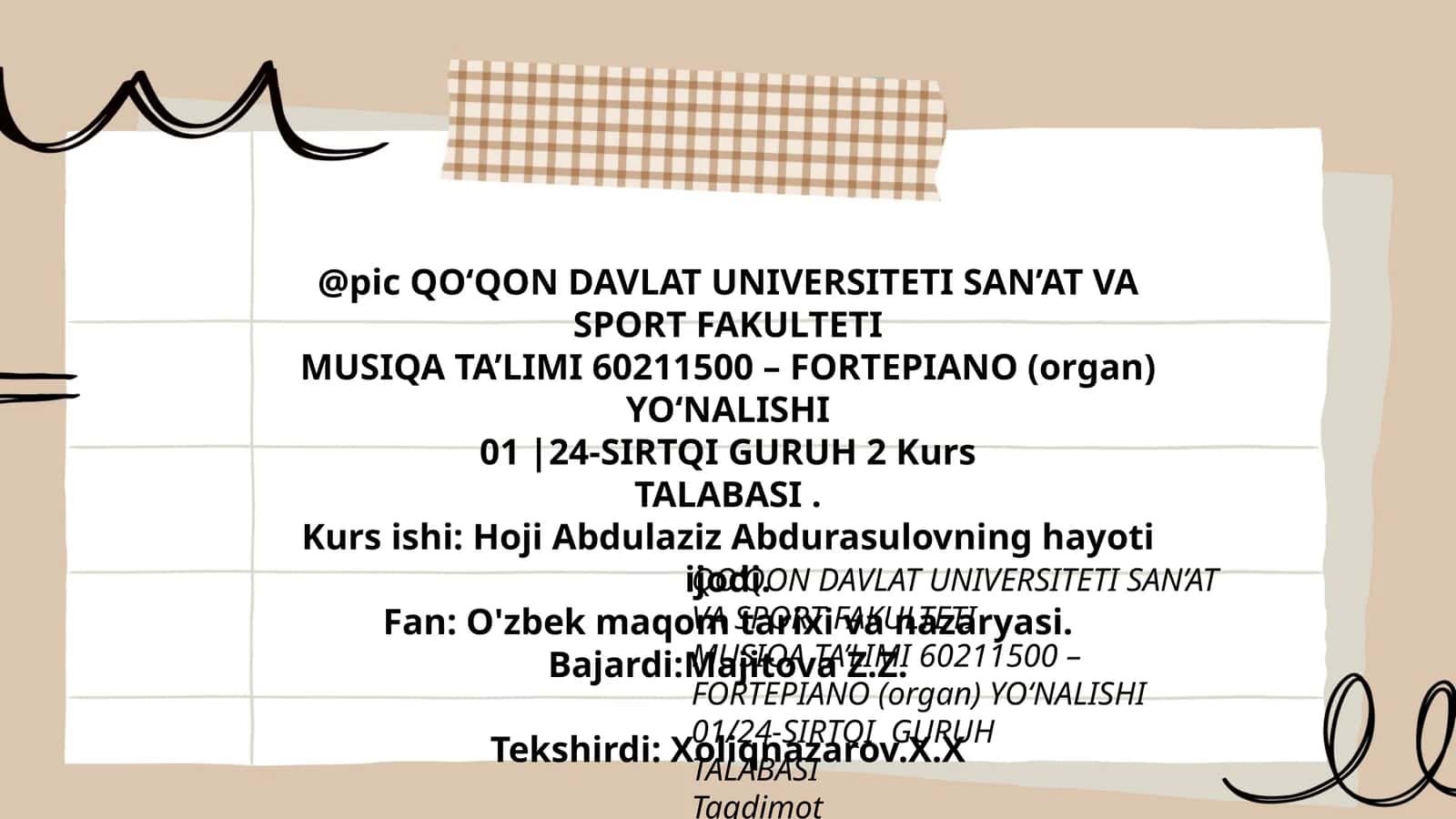 Hoji Abdulaziz Abdurasulovning hayoti ijodi