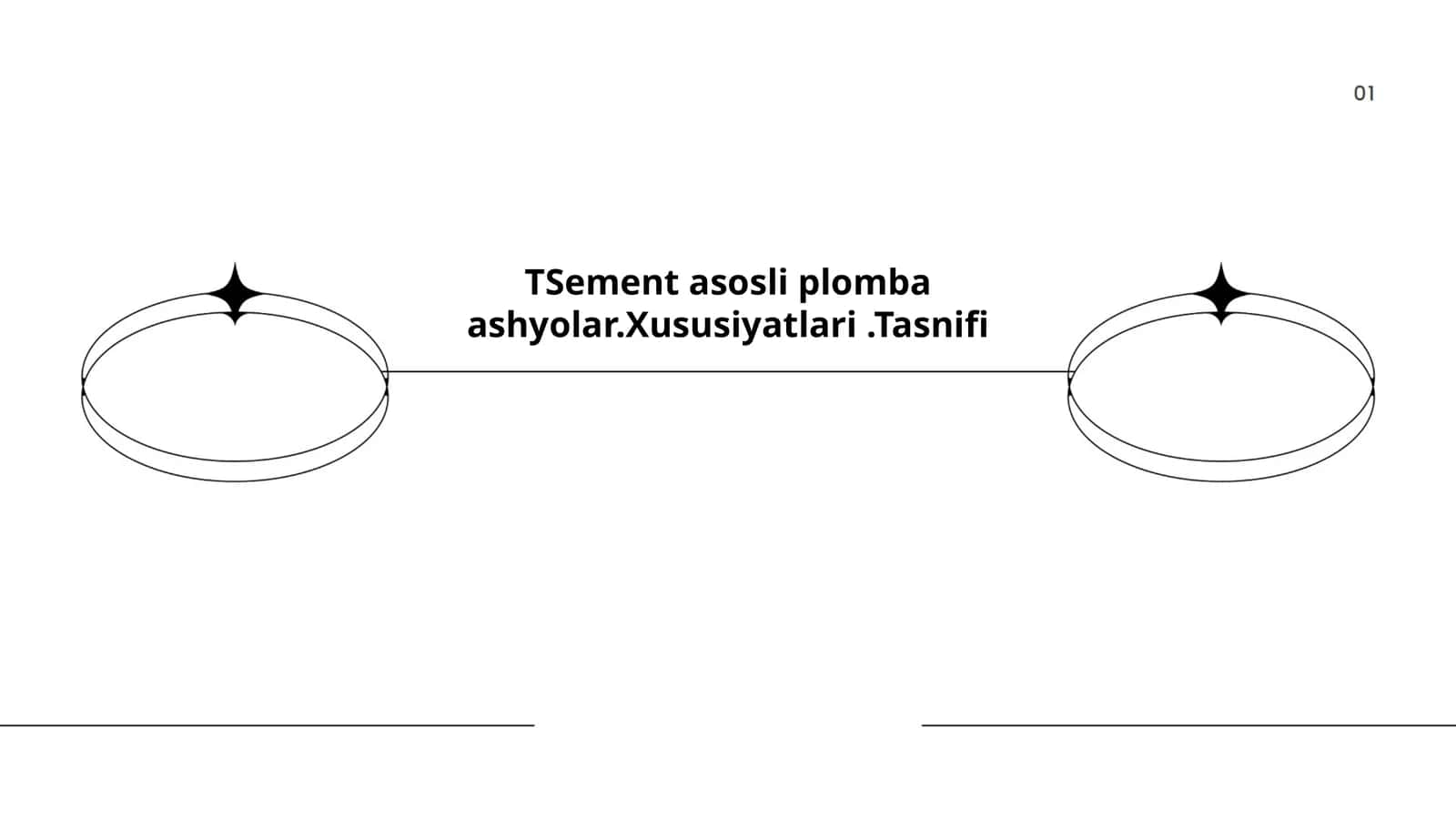 Tsement asosli plomba ashyolarining kimyoviy tarkibi