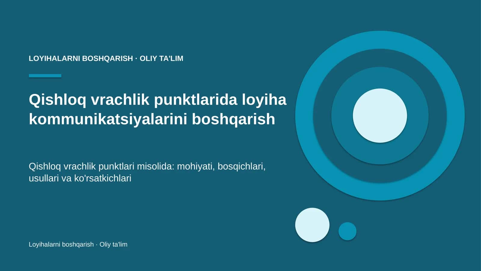 qishloq vrachlik punktlarida loyiha kommunikatsiyalarini boshqarish 9168