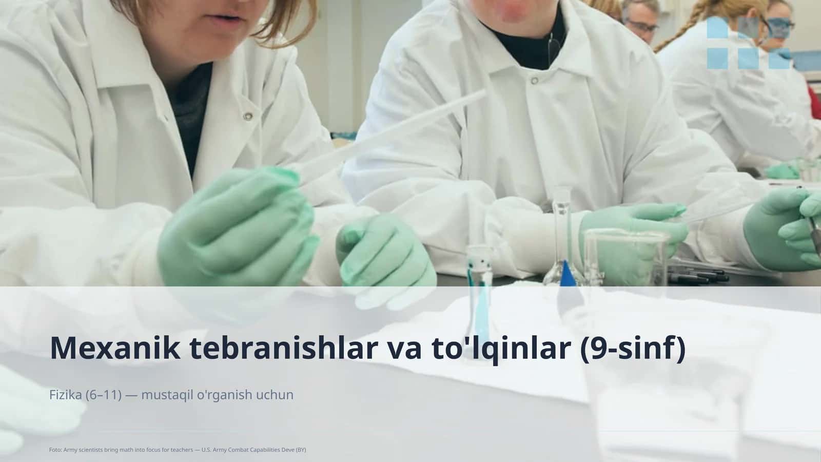 Mexanik tebranishlar va to'lqinlar (9-sinf)