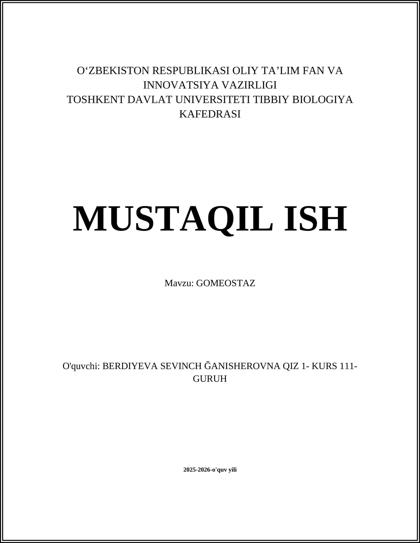 GOMEOSTAZ