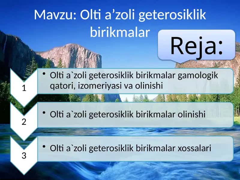 Oltia’zoligeterosiklikbirikmalar