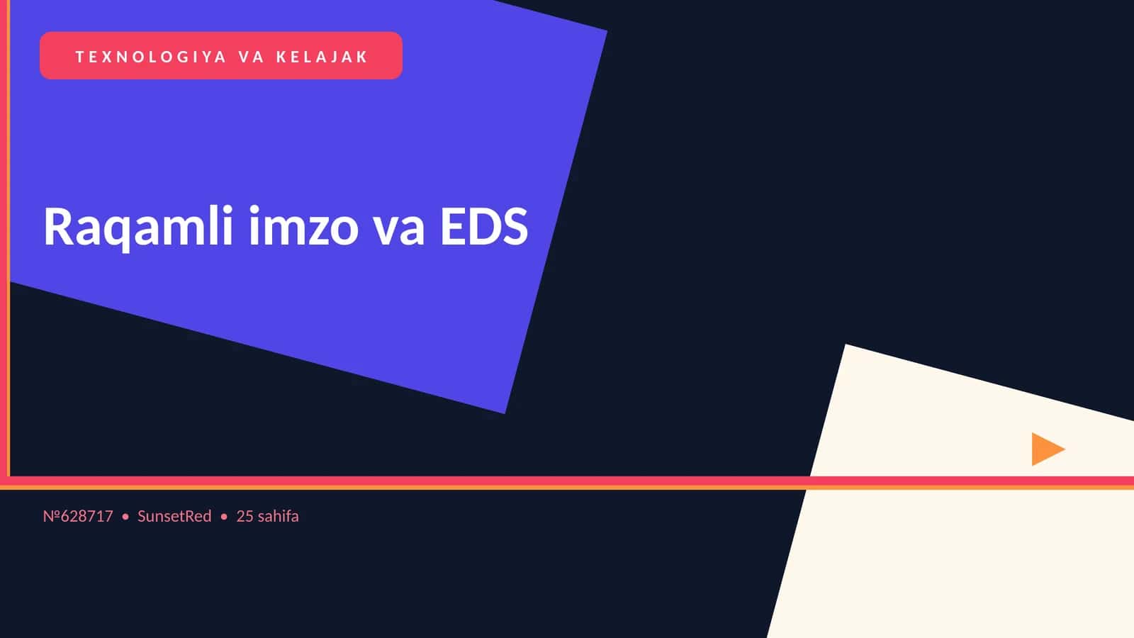 Raqamli imzo va EDS
