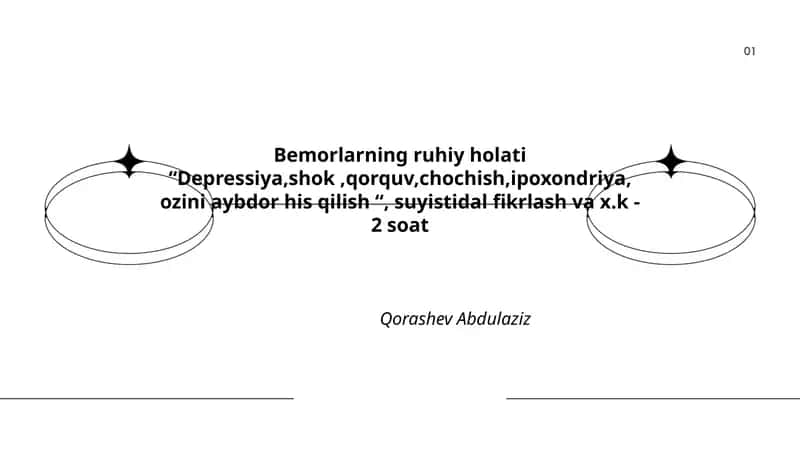 Depressiyaning klinik belgilari va diagnostika mezonlari