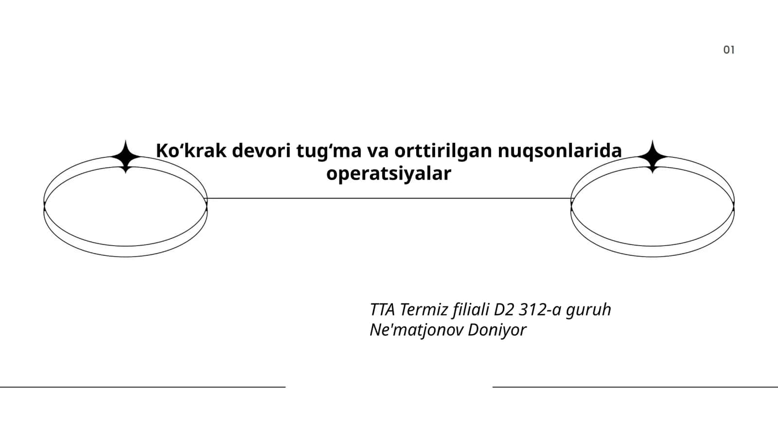 Ko‘krak devori tug‘ma va orttirilgan nuqsonlarida operatsiyalar