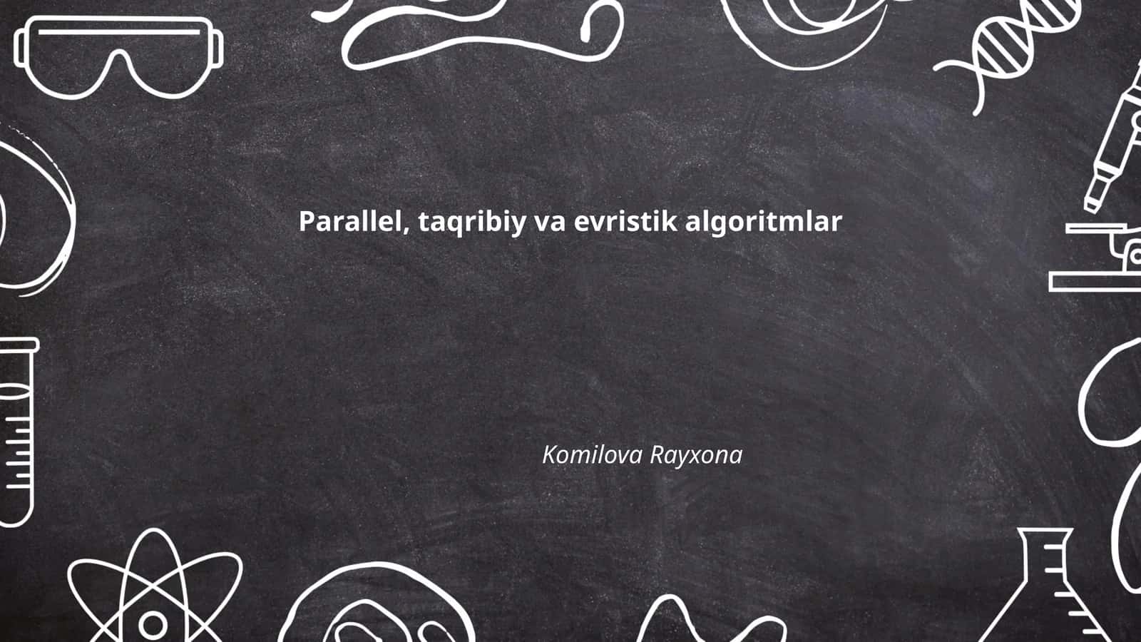 Parallel hisoblash asoslari