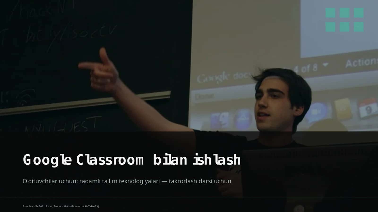 Google Classroom bilan ishlash