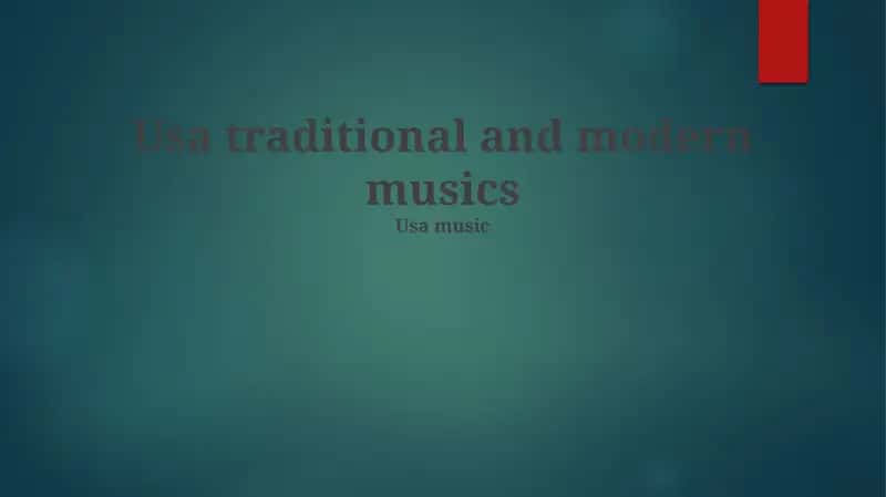 The Coexistence and Influence of Traditional and Modern Music