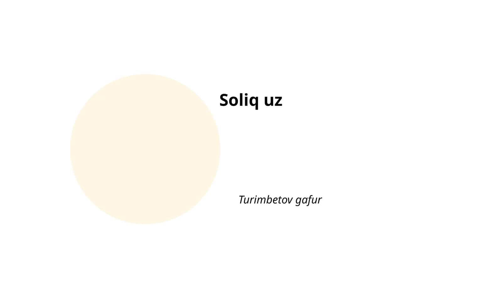 Soliq Tizimi Asoslari