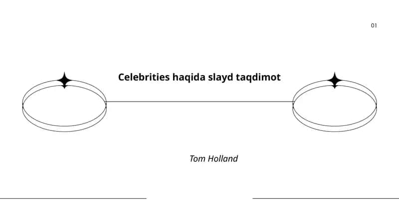 Celebrities haqida slayd taqdimot - Tom Holland