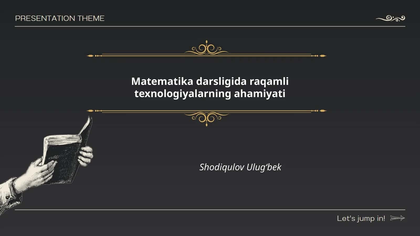 Raqamli texnologiyalarning matematikada ahamiyati