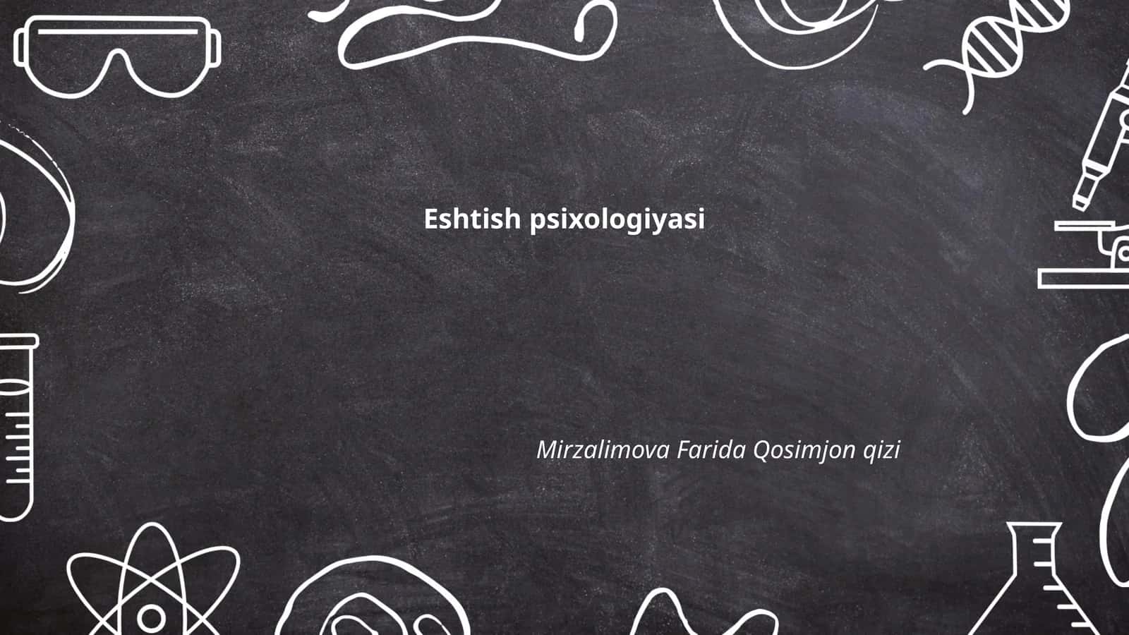 Eshtish psixologiyasi