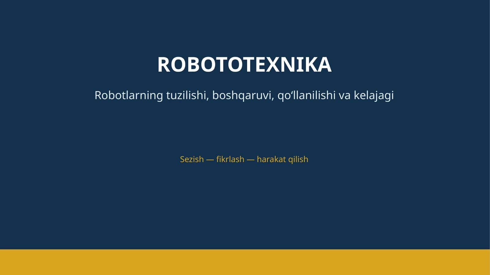 ROBOTOTEXNIKA