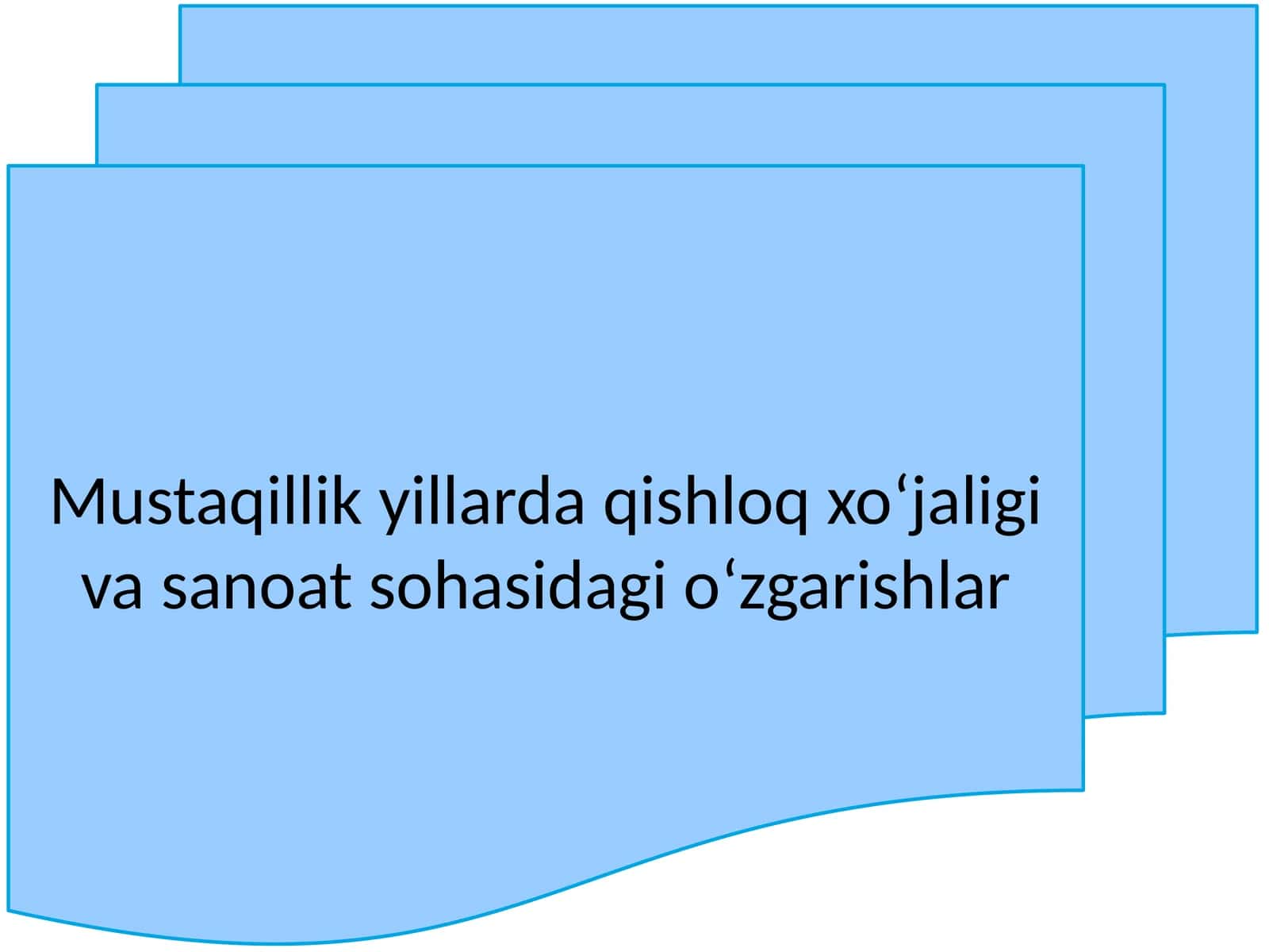 Mustaqillik yillarda qishloq xo‘jaligi va sanoat sohasidagi o‘zgarishlar