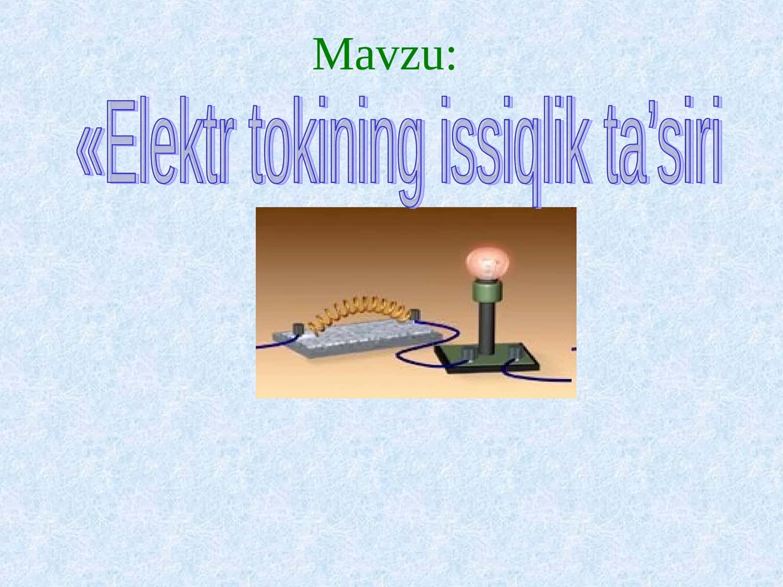 Elektr toki