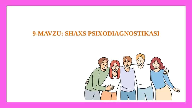 SHAXS PSIXODIAGNOSTIKASI