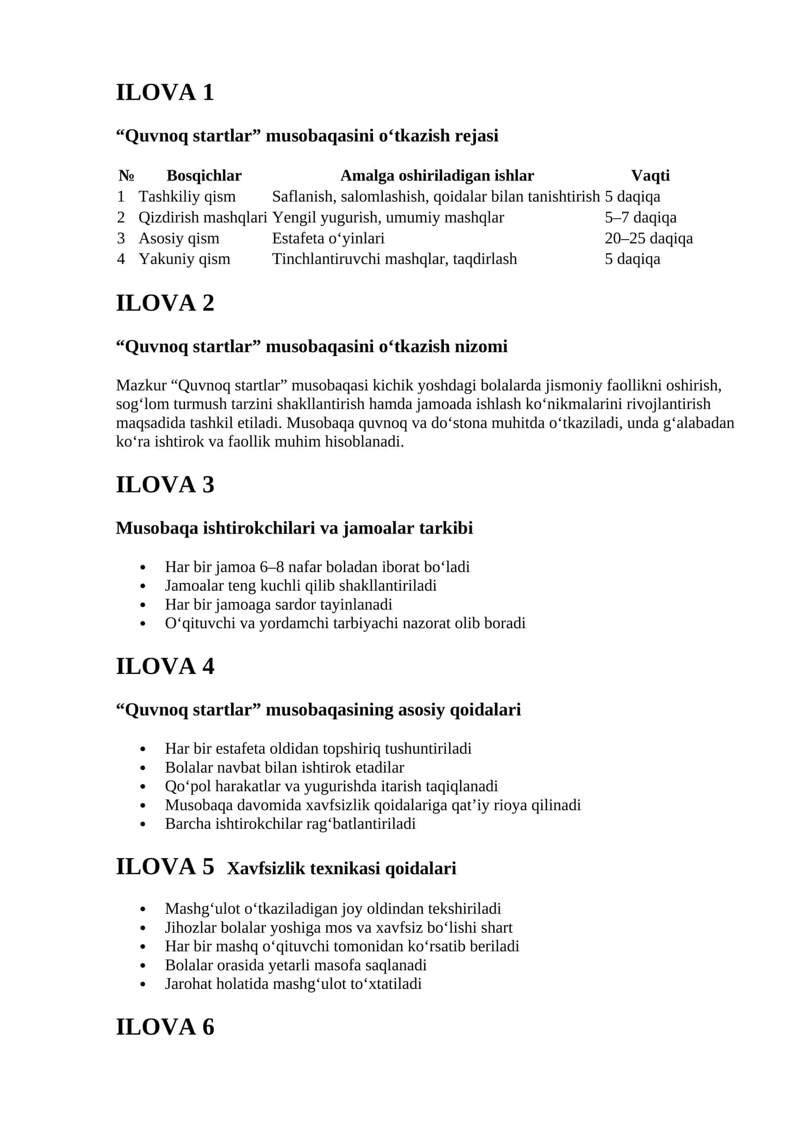 Quvnoq startlar musobaqasi