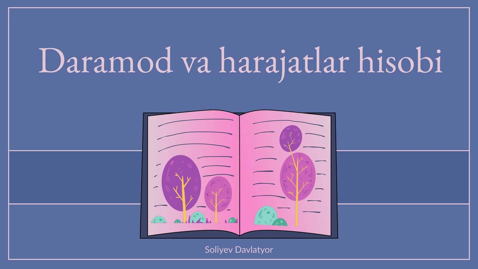Daramod va harajatlar hisobi