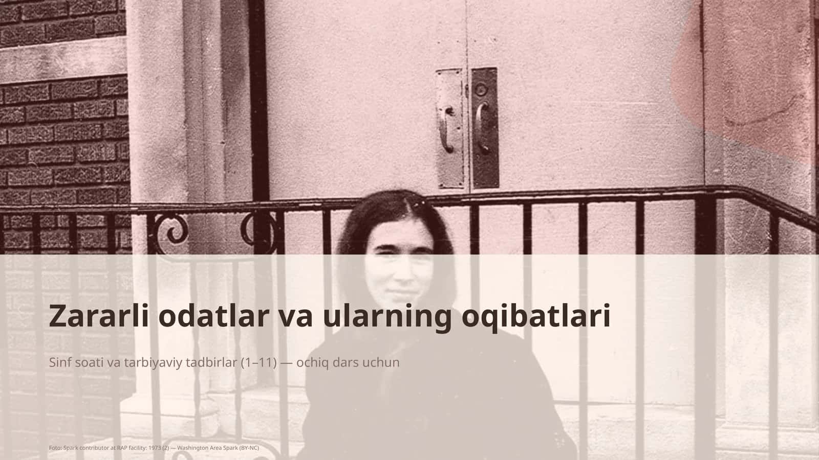 Zararli odatlar va ularning oqibatlari
